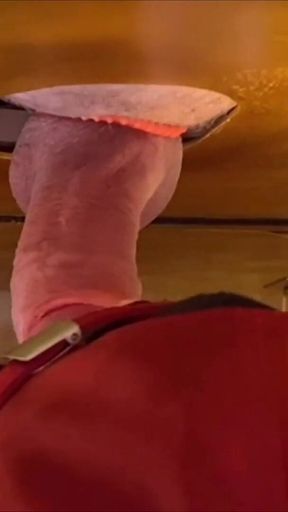 Thick Stepdaddy Cock Gets Tongue & Lip Worship - First Load Too Early Down the Throat, Second in Cum Glass