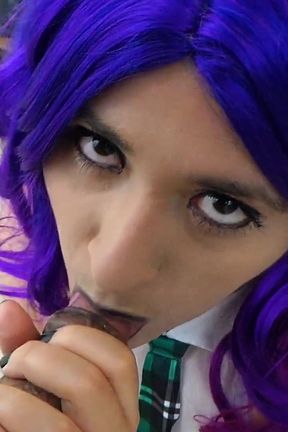 Punk College Girl Sucks Her Teachers Cock