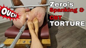 Femdom Bondage Bench BDSM Training Cruel Miss Raven Caning Whipping Spanking CBT Chastity Cage