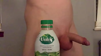 Passing Bottle Cap Challenge with my semi hard Boner (SlowMo)