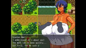 Tanned Busty Natsuki Enjoys Perverted Villagers Before A Steamy Bath Session