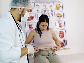Gynecologist pulled his cock out during exam!
