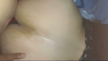 Amateur Latina girlfriend takes a big cock bareback