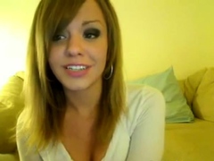 Blonde Amateur Masturbates on Webcam