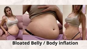 Bloated belly - Body inflation - Belly
