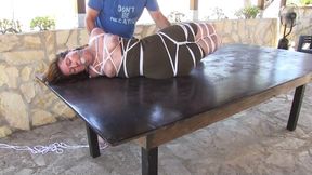 Labor Day Special ! The Spain Files - Her first ever Supertight Hogtie Challenge for Any Twist - Part 2 mp4 HD