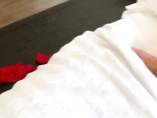 Ultra Hot Golden-haired Hotwife first Gives Rimjob Then Fucks BBC