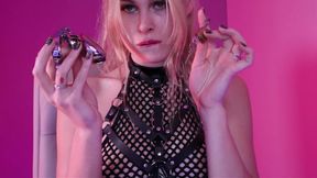 Iron Chastity Femdom I Lock You in Steel Cage for Cum Control
