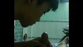 Vietnamese Blowjob Bliss: Hot Sensual Gay Sex Under the Sheets – 18+