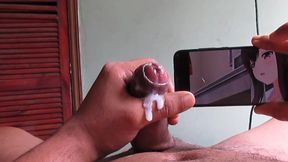 corrida en camara lenta mientras veo hentai