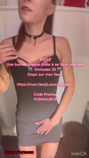 0010 une bonne chienne prête à se faire prendre