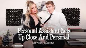 ”Jade Venus & Sage Roux Take Office Slut Duties to a Whole New Level”