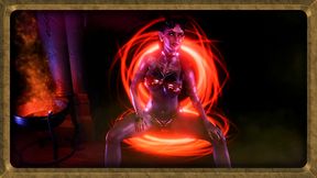 Charming lustful succubus seduces you into sex with unholy ritual dance