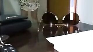 Office Slut Gets Fucked By Boss In Uniform And Shares His Load On Her Face