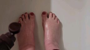 Chocolate covered toes