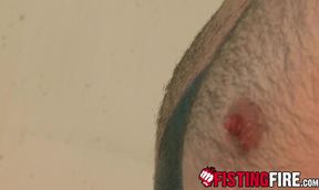 Charming dude Element Eclipse puts a submissive man in an intense electro play