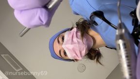 POV Oral Cancer Screening and Dental Exam 1080p