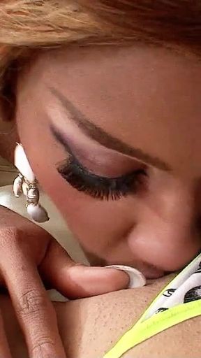 Emily and Florence Sexy Latina teens in first time lesbian sex