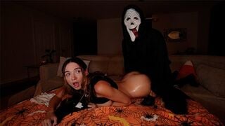 Sky Halloween Cheating: KeaneTilli's Naughty Night with a Ghostly Lover