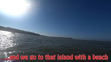 Horny boys on a wild beach having a blowjob and cum