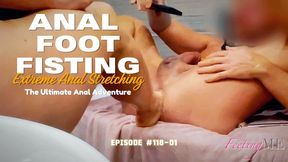 FeetingMe 118-01 | ANAL FOOTFISTING + PROSTATE STIMULATION + ANAL DILDO