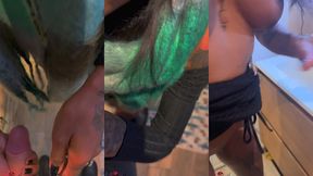 new defi video sur mon swame pour mon anniversaire, j ai souffle la bougie...