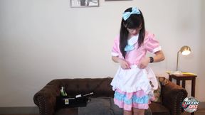 GROOBYGIRLS - Naughty Maid Lilia Fucking Machine Playtime