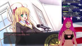 Petite VTuber With Big Boobs Livestreams Anime Parody Comedy Game Session