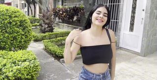 POV The cutest Latina teen fucked by big white dick