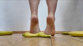 STOMPING on your dick using banana