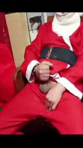 Santa Claus Caresses Himself at Christmas 2025