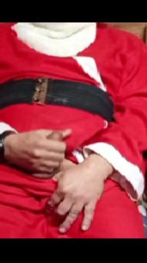 Santa Claus Caresses Himself at Christmas 2025