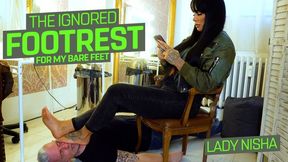 The ignored footrest ( Foot Domination with Lady Nisha ) - 4K UHD MP4