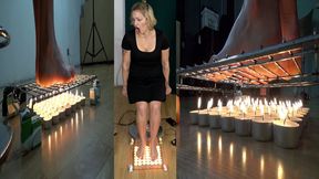 Sweet Pamela on fire challenge!