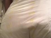 Diaper dans une couche bien mouillé
