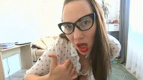 Sexy secretary teasing you by her perfect long legs 3 f