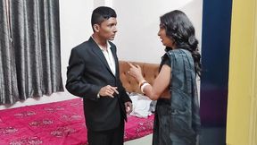 Wife Dominated Husband by Clamp and Vibrator, Lastly Husband Vibrated and Clamped Her Wife and Fuck