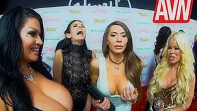 Abella Danger & Joanna Angel & Riley Reid & Samantha Mack & Brett Rossi & Kayden Kross & Madison Ivy in AVN 2017 - HoloGirlsVR