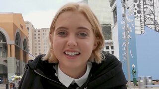 Tiny girl named Chloe Cherry is going to fuck her holes