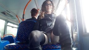 Horny crazy bus ride!