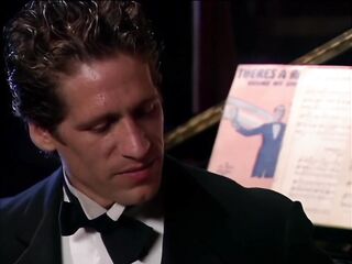 An Evening of Piano and Orgasms for a Sexy Sublime Blond Gal with a Nice-looking Body