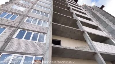 A young construction worker choked on his boss's sperm right at work