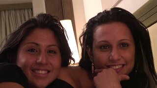 Threesome with sisters