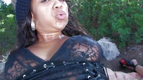 Fisting and fucking hard in the open