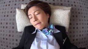 A Mature Man and a Tempting Cabin Attendant