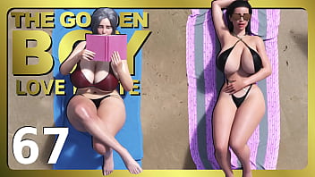 THE GOLDEN BOY #67 &bull_ Two busty MILFS with thicc bodies on the beach