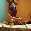 Follada rica y dura en el cuarto de mis papas mientras no se encuentran en casa