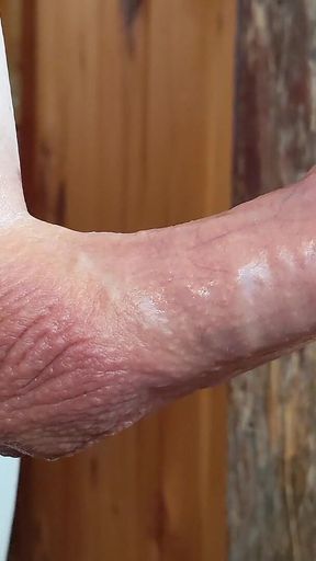 Small Hairless Virgin Phimosis Dick Braves the Cold for Some Hands-free Edging and Leaking Cum