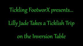 Lilly Jade Takes a Ticklish Trip on the Inversion Table