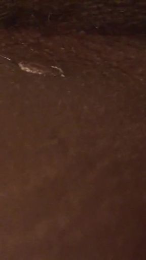 Black babe gets her hairy box filled with thick white cock   Clip 1